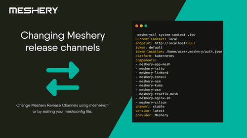 Changing Meshery Release Channels