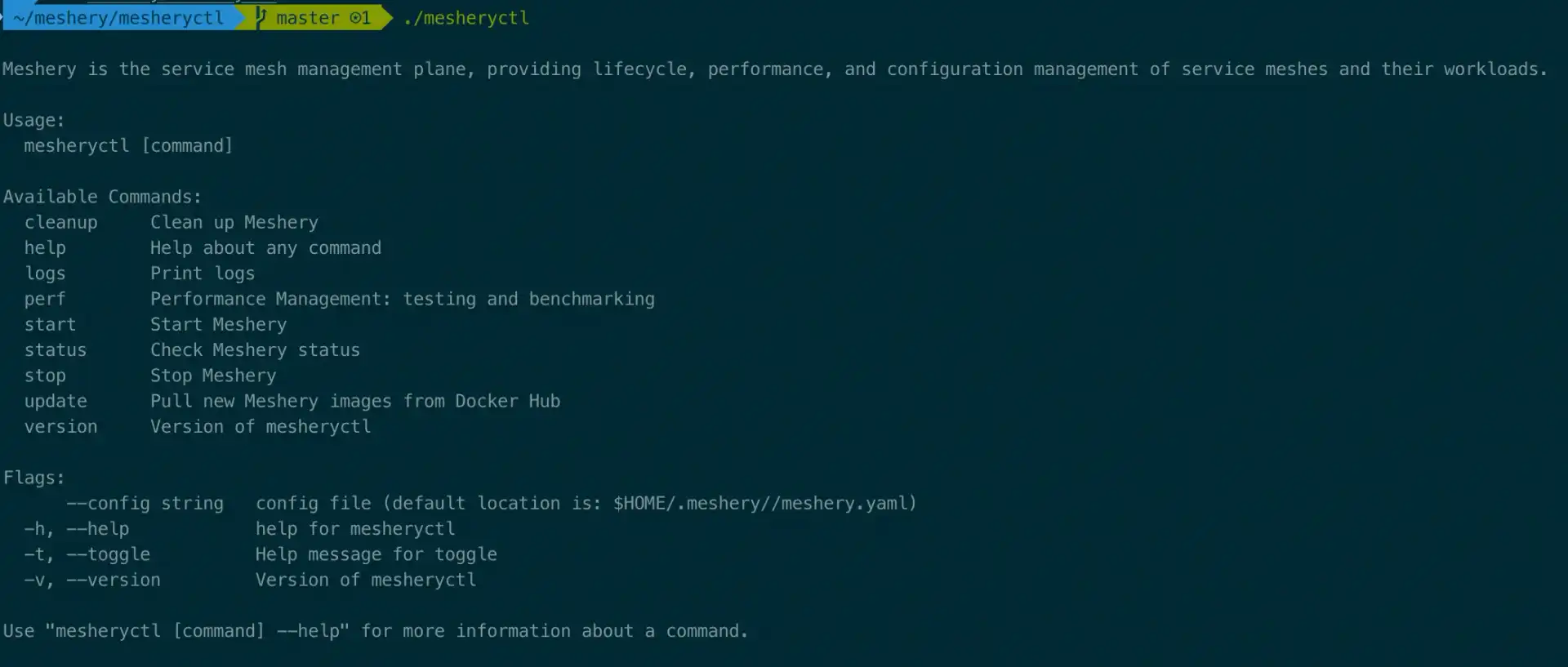 Getting started with mesheryctl