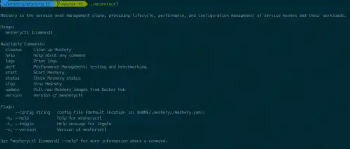 Getting started with mesheryctl