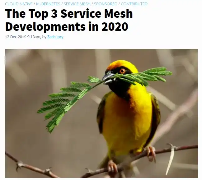 Meshery in top 3 service mesh developments in 2020
