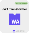 JWT transformer process view in Kanvas Kubernetes dashboard