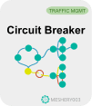 Circuit breaker monitoring in Kanvas service mesh