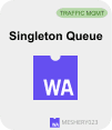 Singleton service pattern visualization in Kanvas