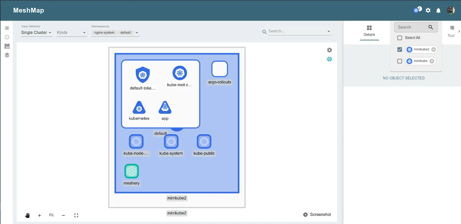 visualizer showing data of context2